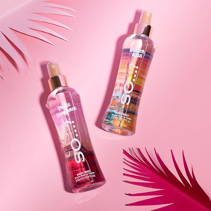 So...? Venice Kiss Body Mist for Women - 6.9 oz Body Mist - Pack of 3