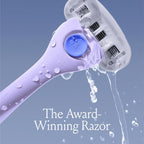 Billie Razors for Women Shave Kit – Women’s Razor + 4 x 5-Blade Razor Refills + Magnetic Holder – DreamPop