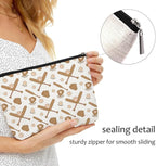 Cute Baseball Mom Makeup Bag - Baseball Coach Travel Accessories - Mothers Day, Christmas, Birthday & Retirement Gift Ideas