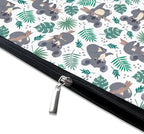 Small Makeup Bag for Purse Cute Canvas Waterproof Cosmetic Bags for Women Zipper Travel Toiletry Pouch-Koala Makeup Bags