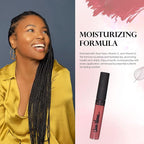 Lip Gloss, Moisturizing Lip Color with Shimmer for Long Lasting Shine, Lightweight Lip Stain, Girls Non-Sticky Lip Gloss with Aloe Vera, W/Vitamin C, E (Autumn)