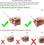 6" Professional Hair Scissors Cutting Shears 440C Hair Cutting Haircut Scissors Sharp Barber Shears Convex Edge KINSARO for Hairdresser Barbershop or Home Use