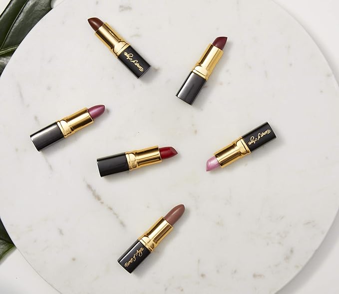 Essence Of Argan Dark Brown Lipstick for Cracked & Dry Lips - 100% Organic Argan & Jojoba Oil, Shea Butter & Aloe Vera - Hydrating & Deep Moisturizing Chocolate Brown Long Lasting Lipstick for Women