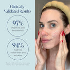 Kind Science Firming Face Serum for Women - Hyaluronic Acid Serum for Face Visibly Smooths Wrinkles - Bakuchiol Retinol Alternative with Peptides - Anti Aging Skin Care for Sensitive Skin, 1 fl oz