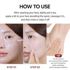 Dr.Melaxin Peel Shot Glow White and Black Rice Ampoule Duo, Soft Exfoliating Face and Body Scrub Dead Skin Cells, Blackheads Remover for All Skin Types
