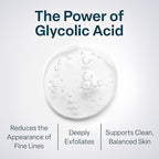 QRxLabs Glycolic Acid Pads - 50-Count Jar, 10% Glycolic Acid - AHA Resurfacing Peel & Exfoliating Face Pads - Alcohol-Free Rinse-Free With Vitamins B5, C & E & Green Tea Extract