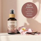 Purple Canyon Jasmine & Vanilla Orchid Room Spray — 4 oz Natural Linen & Room Freshener — Floral & Woody Fragrance Mist — Elegant & Refreshing — Premium Natural Fragrance Oils