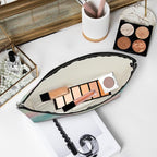 3Pcs Pastel Watercolor Rainbow Makeup Bag, Cosmetic Bag, Waterproof Cute Travel Toiletry Bag Organizer Make Up Bag Mothers Day Birthday Friendship Gifts for Women Girls Coworker Sister Bestie Grandma