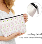 4 PCs Inspirational Makeup Bag, Tennis Accessories Cosmetic Toiletry Bag, Player Graduation Birthday Gifts for Women Girls Tennis Lovers Sister Bridesmaid