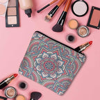Woman Makeup Bag Mandala, Ethnic Tribal Mandala Floral Boho Makeup Bags Travel Cosmetic Bags Toiletry Makeup Organizer Pencil Pouch Make Up Cosmetic Bag For Owners Lady Birthday Gifts