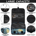 Travel Toiletry Bag for Women & Men Abstract Tree Starry Sky Hanging Cosmetic Organizer Portable Waterproof Makeup Case Make Up Bag with Compartments Travel Essentials for Bathroom Shower