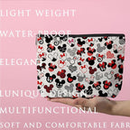 Cute Cartoon Mouse Makeup Bag Animal Lovers Gifts for Women Female Her Teen Daughter Cousin Best Friend Bestie BFF Magic Mouse Stuff Cosmetic Bag Wizard Gifts Mothers Nurse Day Graduation Birthday