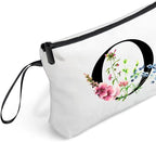 SEAMOON Women Birthday Unique Maid of Honor Friendship Gifts for Women Sister Bridesmaid Bride Personalized Travel Makeup Cosmetic Bag with Mirror Valentines Mothers Day Christmas Graduation O