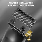 MANBOO Professional Hair Clippers for Men, Ceramic Blade Cordless Barber Set with 7800RPM Motor, Hair Cutting Kit with 14 Guide Combs for Fade (Wine Red)
