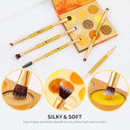 DUcare Eyeshadow Brushes Set Duo End Eye Makeup Brushes Eyeshadow Brush set 5Pcs Travel Concealer Eyebrow Eyelash Eye Liners Blending