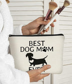 Dog Gifts for Dog Lovers & Moms - Birthday Gift, Makeup Bag for Women & Puppies
