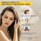 Batana Oil for Hair Growth, Cold-Pressed, Natural & Unrefined, Batana Oil for Dry Damaged Hair, Thinning Hair, Scalp Treatment for Men & Women, Frizz Control, Strength & Shine (4.23 Fl Oz)