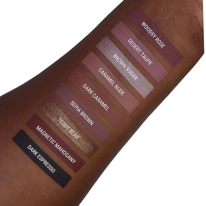 Aromi Chocolate Brown Liquid Lipstick | Dark Brown Nude Lip Color, Vegan and Cruelty-free, Long-lasting, Waterproof, Handmade (Magnetic Mahogany)