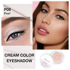 Cream Glitter Purity Shimmer Metallic Eyeshadow Palette Makeup, Natural Single Mini Instant Holographic Eyeshadow For Women, Sombras Crema Para Ojos, Talc, Paraben & Cruelty Free, P06