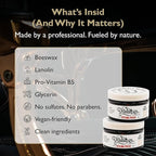 Styling Paste – Medium Hold with Flexible Control and Natural Shine – Enriched with Beeswax & Pro-Vitamin B5 – 3.4 oz (2-pack, Tobacco Vanilla)