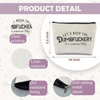 Funny Makeup Bag - Bad Assed & Cool Gifts for Coworkers & Women - Sarcastic & Gag Gifts - Humor Cosmetic Toiletry Bag