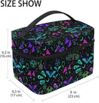 Makeup Bags, Gothic Different Magic Elements Makeup Organizer Bags Toiletry Bag Box Travel Cosmetic Bag Make Up Train Case for Women Teen Girl Ladies