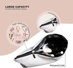 Pink Hairstylist Makeup Bag for Women, Cute Cosmetology Student Gifts,Hairdresser Travel Organizer Bag, Aesthetic Salon Accessory Pouch, Gifts for Teen Girls 7.5 x 10 in