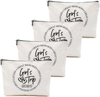 1 Pcs 3 Pcs 4 Pcs Makeup Bag, Girls Trip Gifts Favors Girls Weekend Gifts, Friendship Gifts for Women Bestie Bride