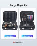 Luxtude Large Barber Case, Barber Bags for Clippers and Supplies, Travel Hair Clipper and Trimmer Case, Barbers Accessories for Wahl 5Star/Hatteker/Oneisal/Andis Grooming Kits, Christmas Gifts