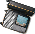 Travel Toiletry Bag for Women & Men Ocean Blue Starfish Hanging Cosmetic Organizer Portable Waterproof Makeup Case Make Up Bag with Compartments Travel Essentials for Bathroom Shower