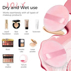 46Pcs Pink Makeup Brushes Set Professional Makeup Kit Multi-functional Makeup Tool Set with Facial Makeup Accessories, Foundation Makeup Brush Kit Eye and Face Make up Brushes & Tools