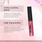 Lip Gloss, Moisturizing Lip Color with Shimmer for Long Lasting Shine, Lightweight Lip Stain, Non-Sticky Lip Gloss with Aloe Vera, W/Vitamin C, E (Electric Pink)