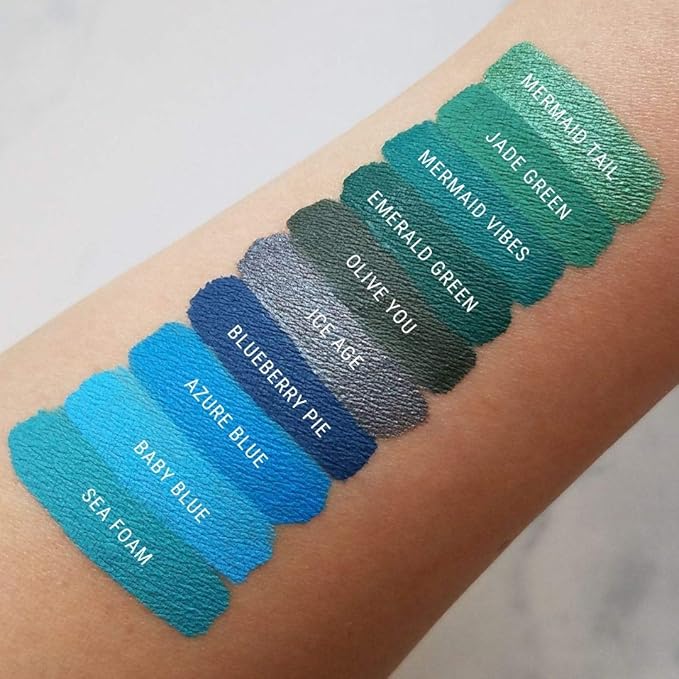 Aromi Jade Green Matte Liquid Lipstick | Green Lip Color, Vegan + Cruelty-free, Long-lasting and Smudge Proof Lipstick, Handmade (Jade Green)