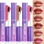 Jolilab Lip Stain Masque,Wipe Off Lip Tint,Waterproof,Transfer proof,Highly Pigmented,Ultra Long Lasting Lip Stain Peel off Makeup With Matte finish for All-day Wear.(#04+#05+#6)