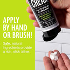 Pacific Shaving Company Natural Shaving Cream - Shea Butter + Vitamin E Shave Cream for Sensitive Skin - Clean Formula for a Smooth, Anti-Redness + Irritation-Free Shave Cream (3.4 Oz, 2 Count)