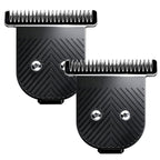 Premium Stainless Steel T Blade Replacement for MANSCAPED The Beard Hedger Replacement SkinSafe Trimmer Blade for Precision Facial Hair Trimming (Black-2)