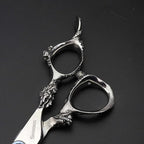 5.5/6 /7 Inch Purple Dragon Knight Professional Japanese Hair Scissors Barber Scissors Set (7 inch 2pc-B)