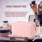 Makeup Bag Small Cosmetic Bags for Purse Women Girls Y2k Checkered Simple Make Up Pouch