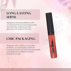 Lip Gloss, Moisturizing Lip Color with Shimmer for Long Lasting Shine, Lightweight Lip Stain, Girls Non-Sticky Lip Gloss with Aloe Vera, W/Vitamin C, E (Babydoll)