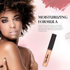 Lip Gloss, Moisturizing Lip Color with Shimmer for Long Lasting Shine, Lightweight Lip Stain, Non-Sticky Lip Gloss with Aloe Vera, W/Vitamin C, E (Naked Innocense)