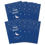 FACETORY FaceMasks Mask Skin Care – MOON VELVET Face Masks Skin Care with Sodium Hyaluronate & Shea Butter | Face Mask Spa Moisturizing Treatment (10 Pack)