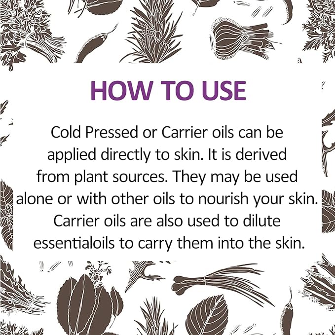 Greenwood Essential Pure Carrot Oil (Daucus carota) with Glass Dropper Cold Pressed 120ml (4 oz)