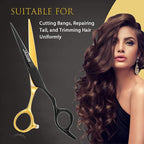 JASON 6'' Hair Cutting Scissors Professional Barber Shears 440C Japanese Stainless Steel Stylist Trimming Shear Salon Razor Edge Scissor Christmas Gift