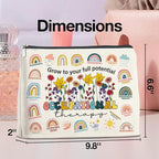 Occupational Therapy Gifts Makeup Bag Occupational Therapist Gifts OT Grow to Your Full Potential Zipper Makeup Pouch