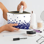 Womens Leather Makeup Bag Cosmetic Bag Travel Toiletry Bags Make Up Bags for Women Adult (Butterfly)