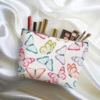 Colorful Butterfly Makeup Bag Cosmetic Bag Butterfly Gifts for Women Girls Friend Bestie Daughter Butterflies Lovers Gifts Travel Organizer Zipper Pouch Graduation Birthday Friendship Gifts