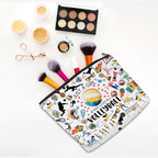 Christmas Thank You Gifts, Volleyball Gifts for Women Volleyball Makeup Bag Cosmetic Bag Toiletry Bag Zipper Pouch for Women Sister Friend Volleyballs Lover Teacher Coach Birthday Friendship