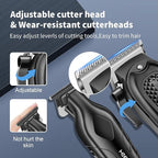 HIENA PRO Professional Hair Clipper Set for Men, Cordless Barber Clippers Set and Trimmer Kit, Electric Beard Trimmer & Nose Trimmer Kit, Foil Shaver & Men's Facial Grooming Tool Kit, Gifts for Men