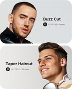 GLAKER Hair Clippers for Men Professional - Cordless Clippers and Trimmers Set, Complete Barber Kit for Hair Trimming & Beard Grooming, Mens Haircutting Kits for Blending & Fade Cuts (Gold)