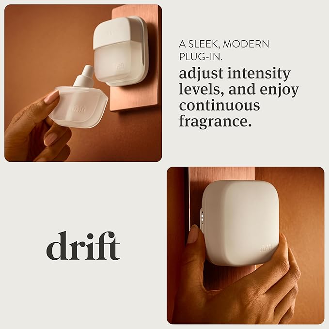 Drift Home Scent Diffuser Refills in Grove (2 Refills) - Adjustable and Long Lasting Diffuser Aroma - Clean Ingredients, Pet Safe